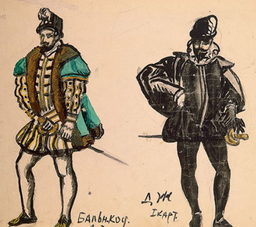 Costume design for the opera Don Giovanni by Wolfgang Amadeus Mozart, 'Don Giovanni', 1913 - Pyotr Konchalovsky