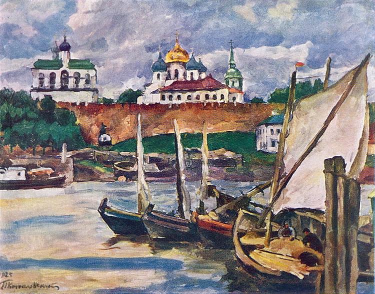 Novgorod. Detinets., 1925 - Pyotr Konchalovsky