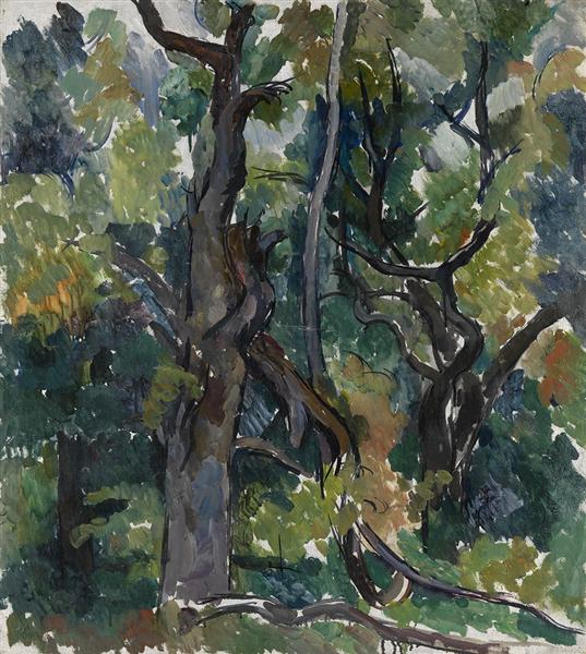Oak tree, 1921 - Петро Кончаловський