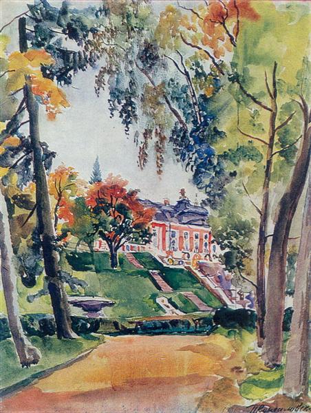 Peterhof, 1931 - Петро Кончаловський