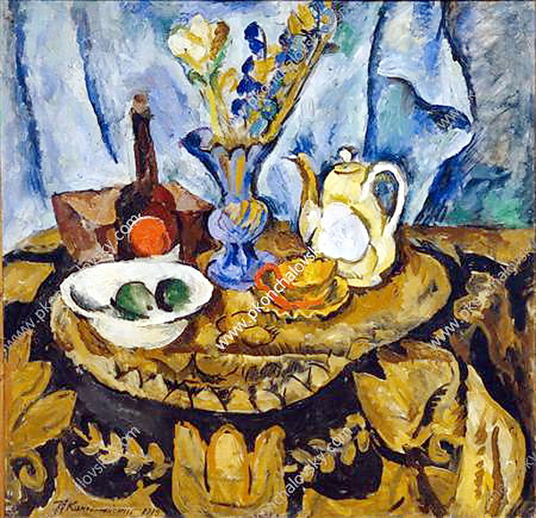 Still Life with a Coffeepot, 1919 - Pyotr Konchalovsky