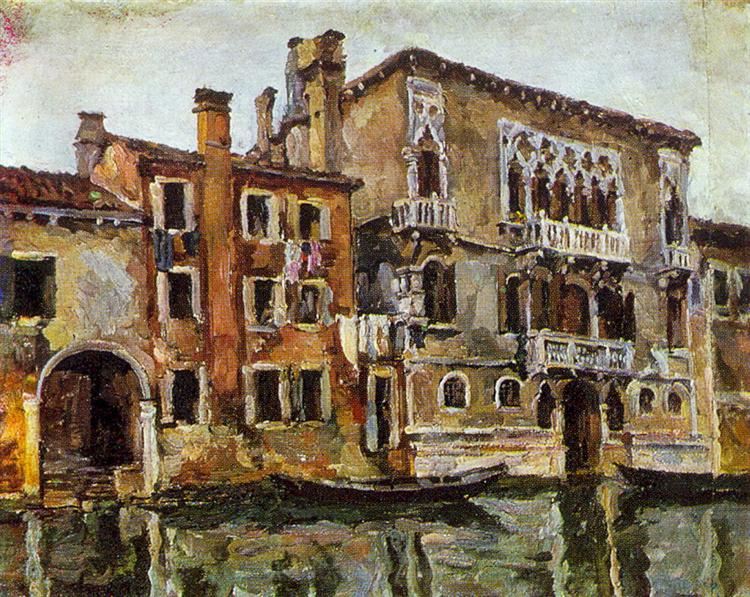 Венеция. Дом Тинторетто., 1924 - Пётр Кончаловский