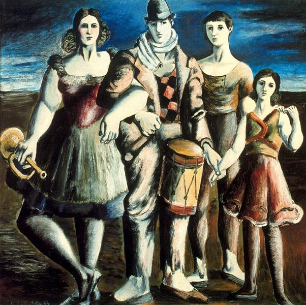 Family of puppeteers, 1934 - Рафаель Забалета