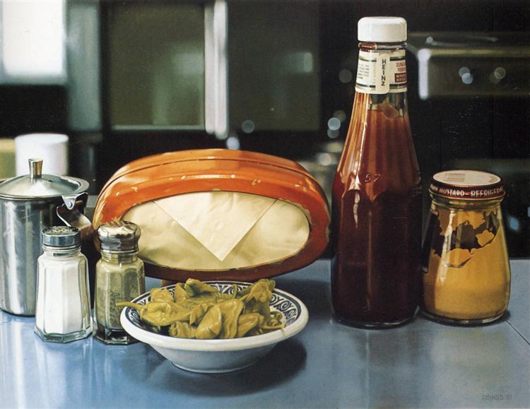 Still Life With Peppers, 1981 - Ralph Goings