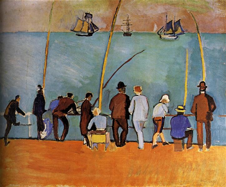 Anglers, 1908 - Рауль Дюфи