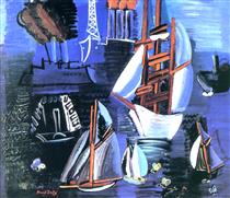 Boats in Le Havre - Raoul Dufy