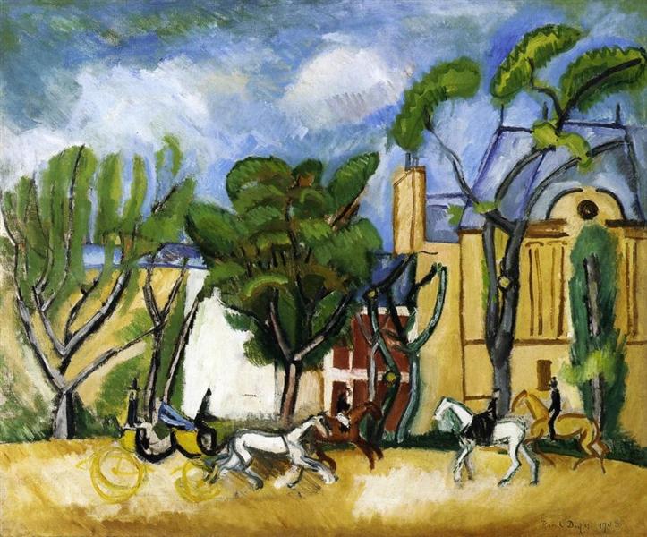 L`avenue du Bois, 1908 - Raoul Dufy