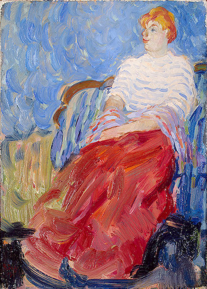 Portrait of the Artist's Sister, Suzanne Dufy, 1904 - Рауль Дюфи