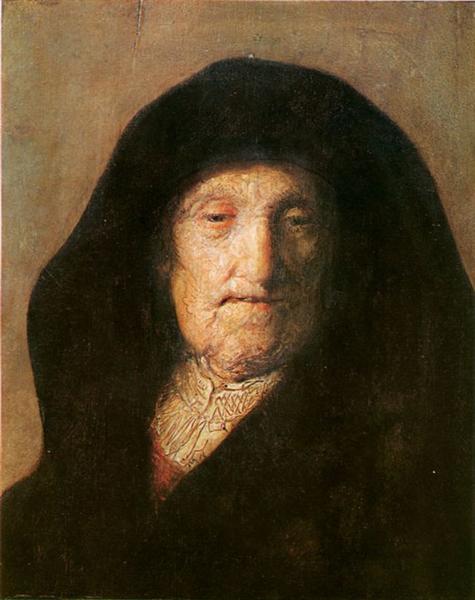 Portrait of Mother of Rembrandt, c.1630 - 林布蘭