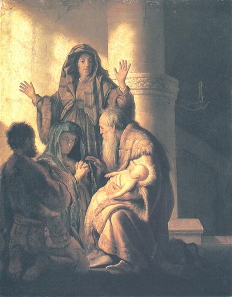Presentation in the Temple, 1628 - Rembrandt van Rijn
