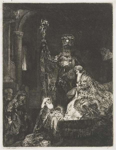 Presentation in the Temple, 1654 - Рембрандт