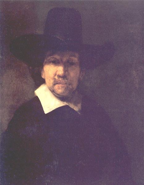 The Poet Jeremia de Decker, 1666 - Рембрандт