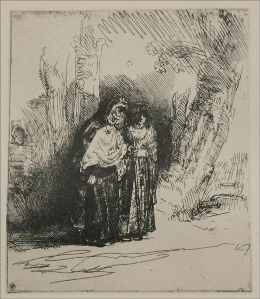 The Spanish Gypsy, 1644 - Рембрандт