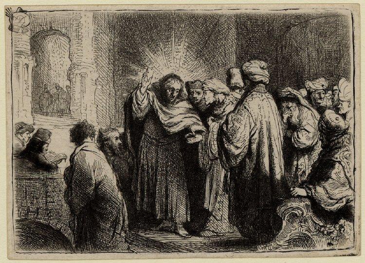 The tribute money, 1635 - Rembrandt
