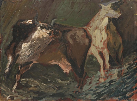 Animali nella notte, 1935 - Ренато Гуттузо
