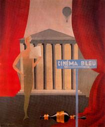 Blue cinema - Rene Magritte