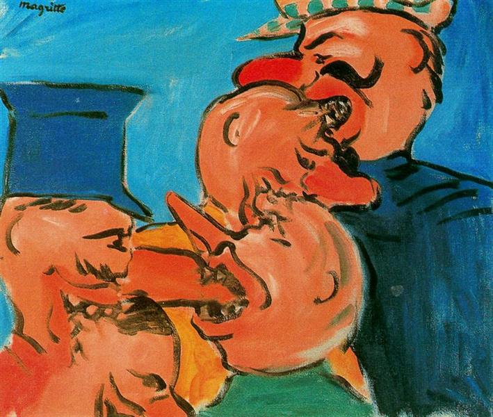 The famine, 1948 - Рене Магритт