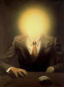 The Pleasure Principle (Portrait of Edward James) - René Magritte