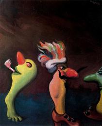 The triumphant march - René Magritte