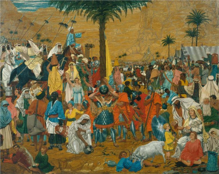 The Flight Out of Egypt, 1850 - Ричард Дадд
