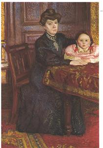 Double portrait of Matilda and Gertrude Schonberg - Richard Gerstl