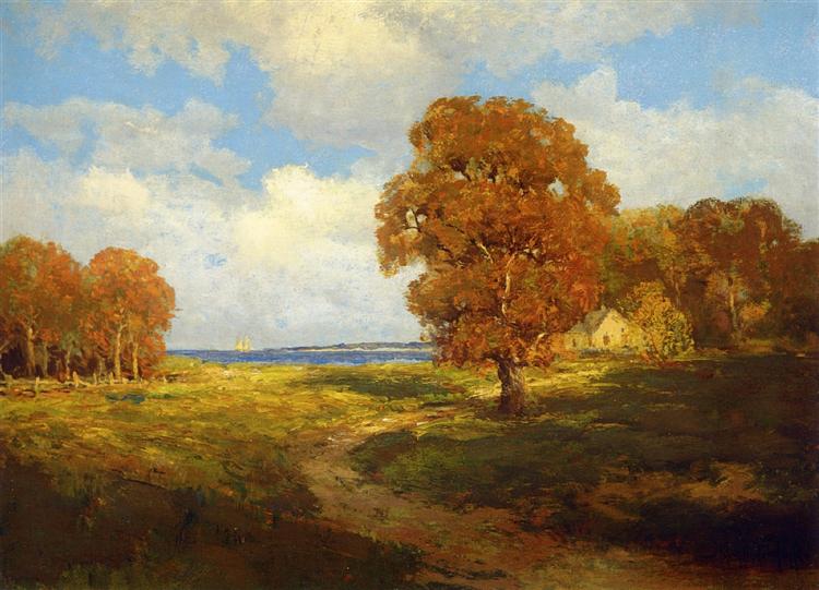 Glimpse of the Sea, Long Island, 1906 - Роберт Джуліан Ондердонк