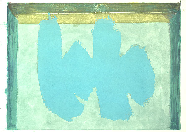 Blue Elegy, 1987 - Robert Motherwell
