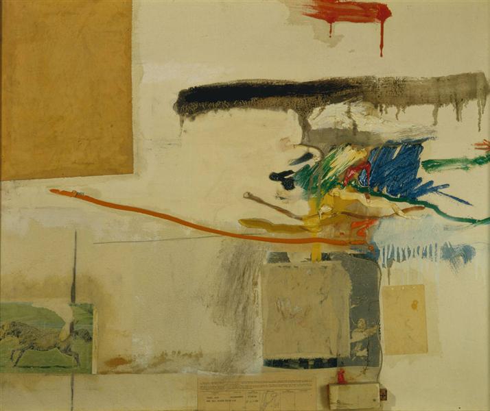 Untitled (formerly titled Collage with Horse), 1957 - 羅伯特·勞森伯格