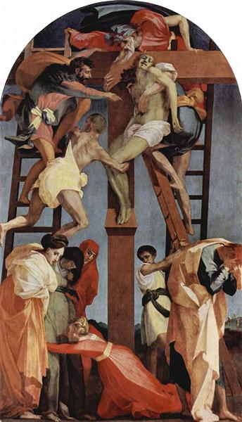 Зняття з хреста, 1521 - Россо Фйорентино