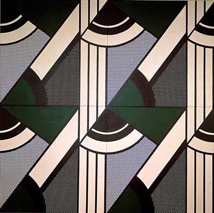 Modular painting with four panels, #6, 1970 - Roy Lichtenstein