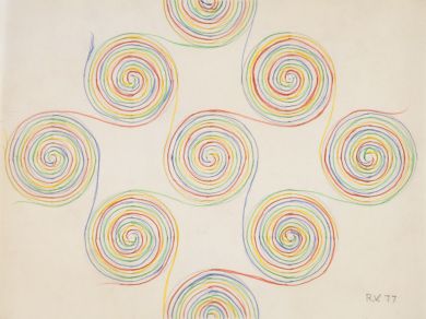 Untitled (Swirls), 1977 - Ruth Vollmer