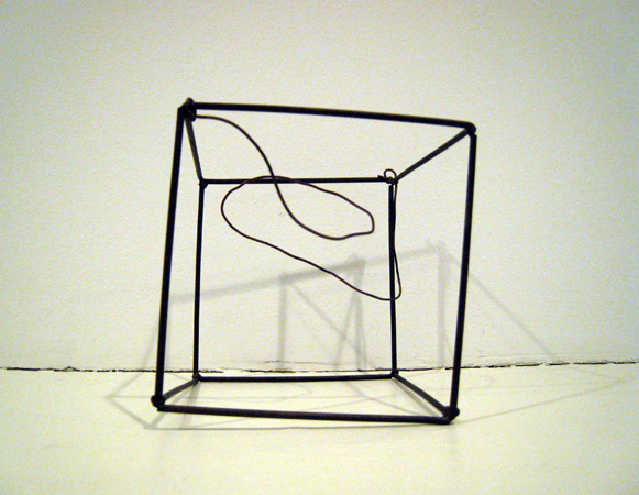 Wire Cage Soap Film Form, 1974 - Ruth Vollmer