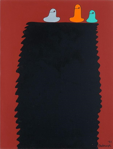 Three colors on top, 1991 - Sadamasa Motonaga