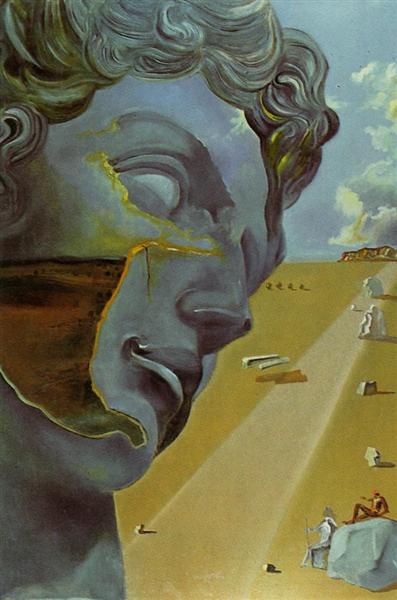 After the Head of 'Giuliano di Medici, 1982 - Salvador Dalí
