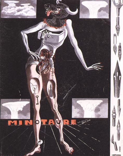 Cover of 'Minotaure' Magazine, 1936 - Сальвадор Дали
