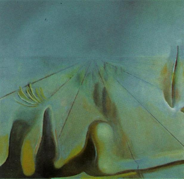 Enigma (unfinished version of 'The Three Glorious Enigmas of Gala'), 1982 - Salvador Dali