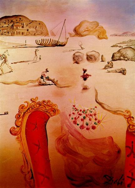 Paranoia (Surrealist Figures), 1944 - Salvador Dalí