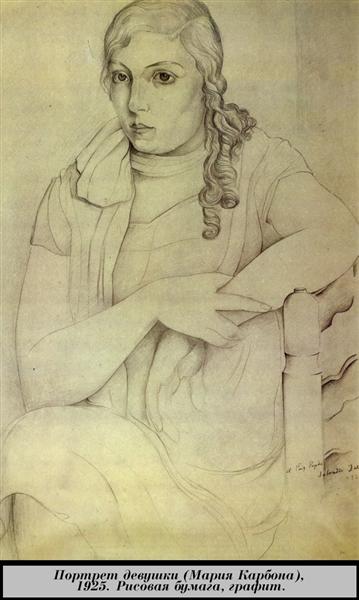 Portrait of Maria Carbona, 1925 - 達利