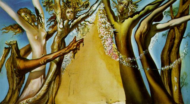 Study for the Set of the Ballet 'Tristan Insane', 1944 - Salvador Dalí