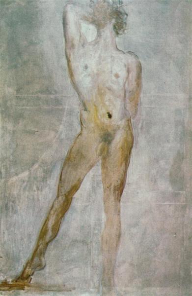 Study of a Male Nude - Saint Sebastian, 1969 - 達利