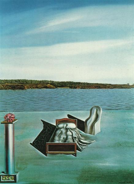 Surrealist Composition with Invisible Figures, c.1936 - Salvador Dali