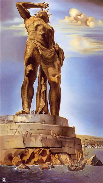 The Colossus of Rhodes, 1954 - Сальвадор Далі