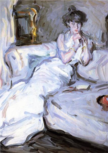 Girl in White, 1907 - Сэмюэл Пепло
