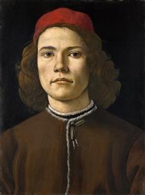 Retrato de joven - Sandro Botticelli