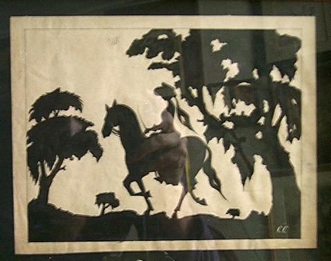 Lady-horseman, 1918 - Сергей Судейкин