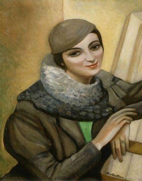 Portrait of Nina Shik, 1937 - Сергій Судєйкін