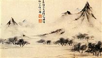 Mists on the mountain - 石濤