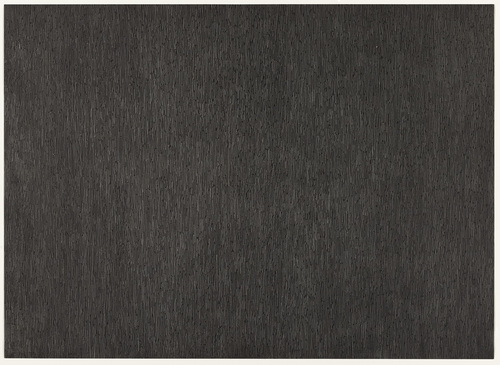 Black with White Lines, Vertical Not Touching, 1970 - Sol LeWitt