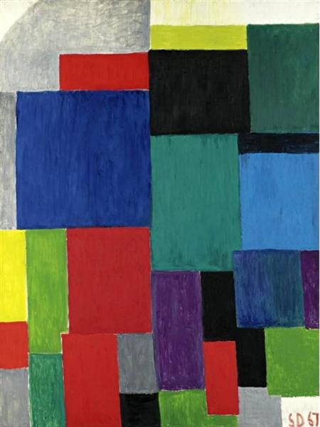 Color Rhythm, 1967 - Sonia Delaunay-Terk