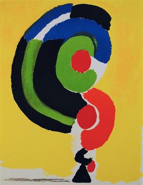 Composition for XXe Siecle, 1972 - Sonia Delaunay-Terk